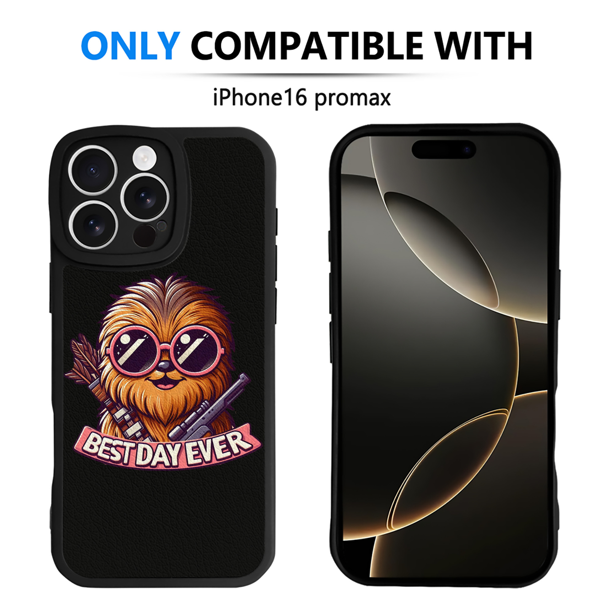 （画像用） スター・ウォーズ Star Wars 【iPhone 16シリーズ対応】シリコンスマホケース（レザー調） 材質：シリコン